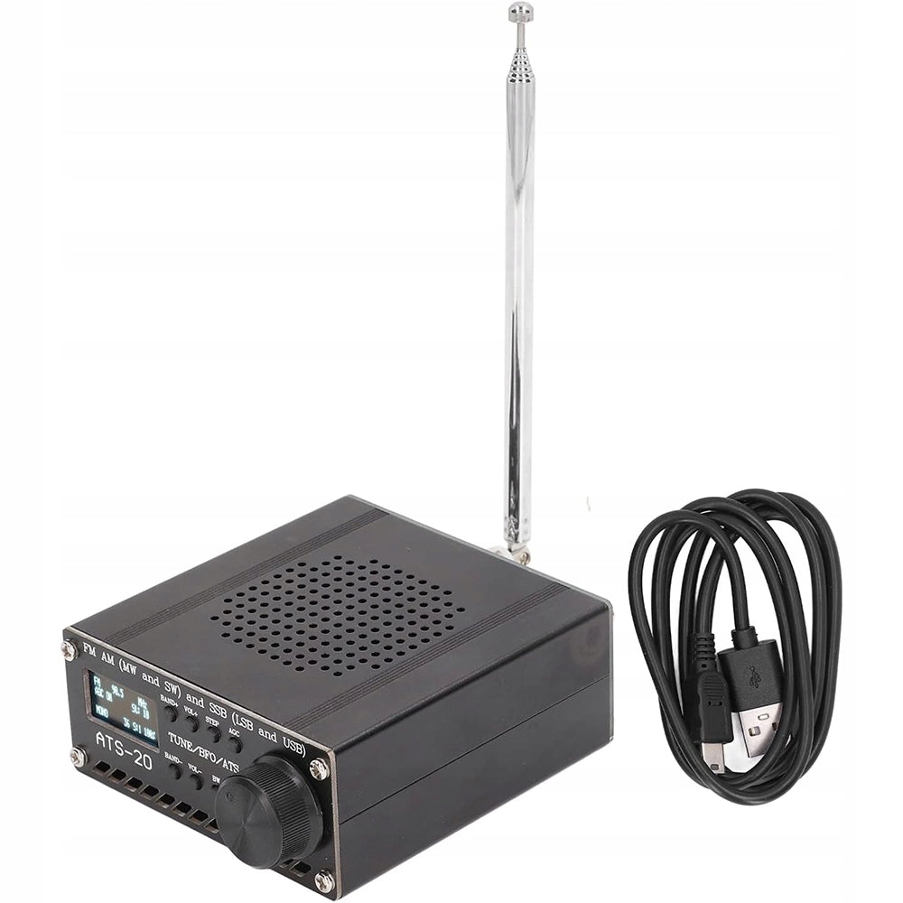 Compact Full Band Radio Receiver with Aluminum Alloy Housing