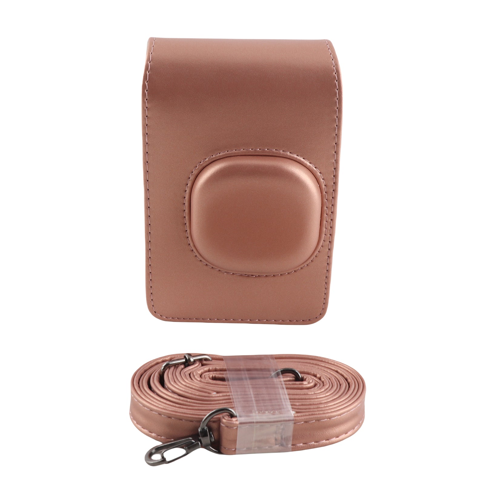 Compact Instant Camera Case PU Leather Bag with 2Y Strap Model 6747BTRK