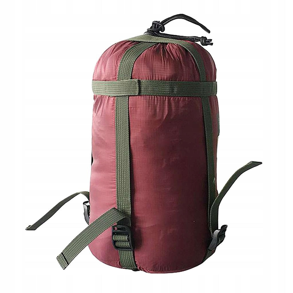 Compact Sleeping Bag Storage Sack, Lightweight And Portable Wine Red Packaging status original