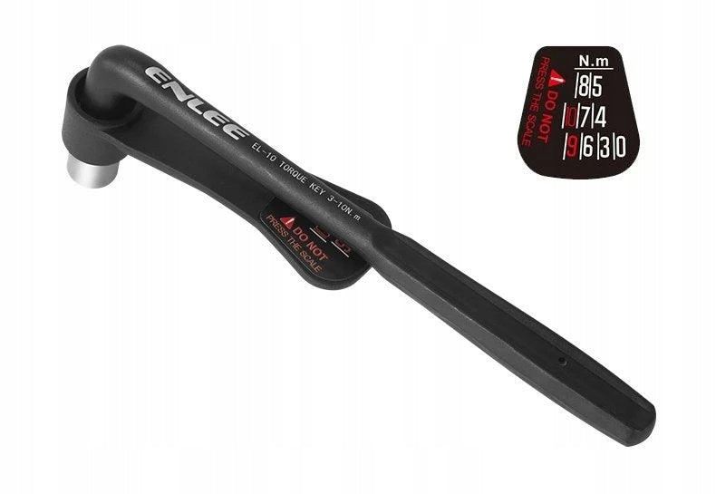 Compact Torque Wrench 3-10Nm for Bikes Multifunctional with Bits Brand enlee