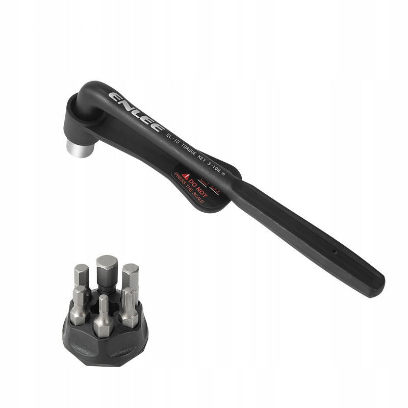 Compact Torque Wrench 3-10Nm for Bikes Multifunctional with Bits