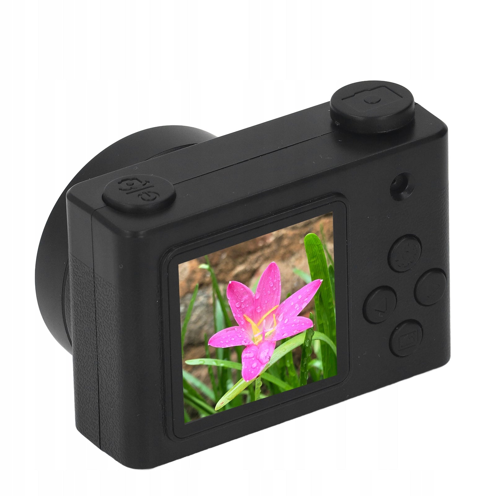 Compact camera, front and rear dual lens, multiple filters. Small k Brand no brand