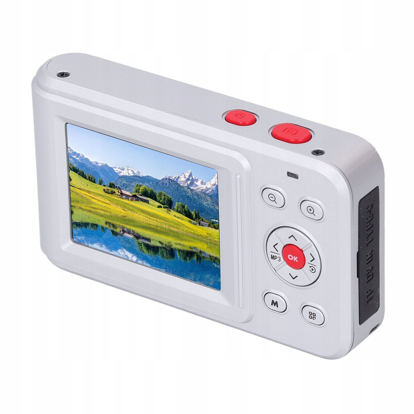 Compact camera with anti-vibration function and automatic function