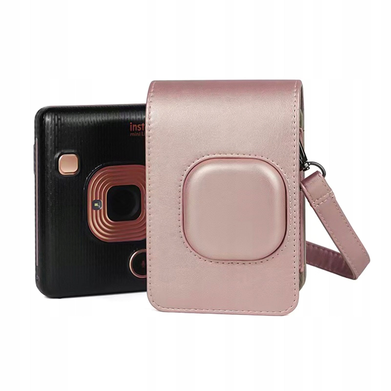 Compact size instant case pu leather bag with KO shoulder strap Model 9343VYXL