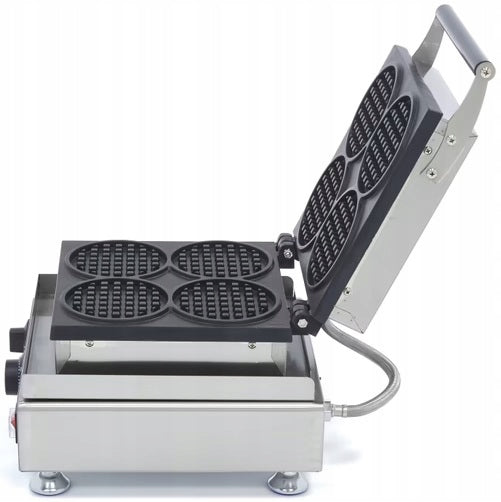 Compact waffle iron - 4 pieces W300 x D380 x H270 mm MAXIMA 09374204 Packaging status original
