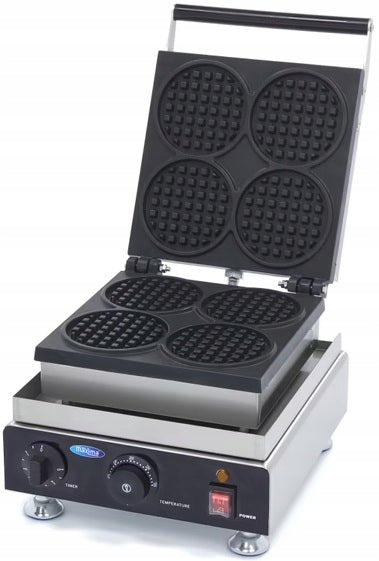 Compact waffle iron - 4 pieces W300 x D380 x H270 mm MAXIMA 09374204