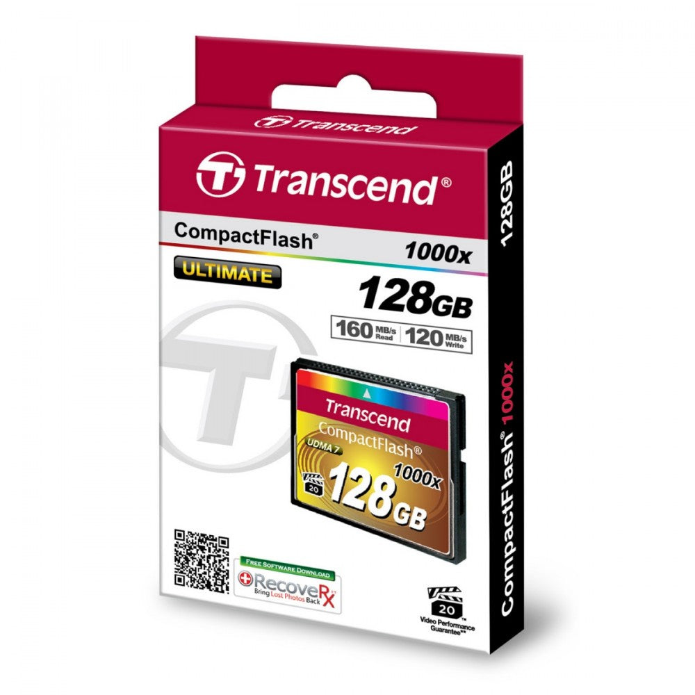 CompactFlash Transcend TS128GCF1000 128 GB memory card