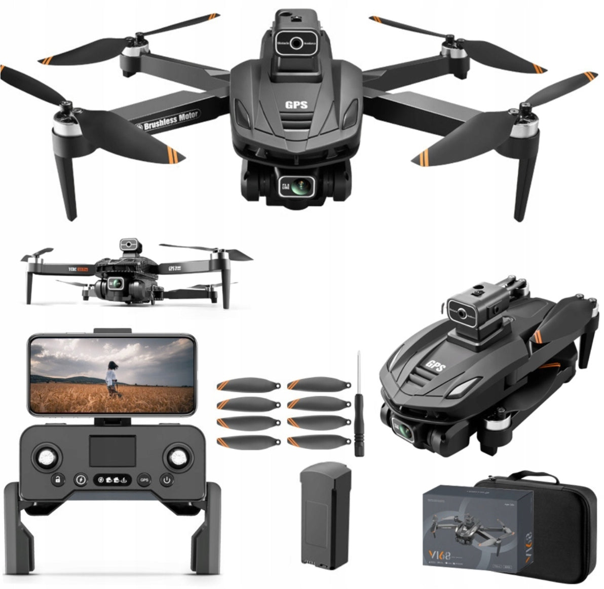 Company DRONE WITH GPS CAMERA TOY REMOTE CONTROLLED APPLICATION RANGE 3000M