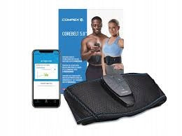 Compex Unisex Corebelt 5.0 electrostimulator, black, L-XL
