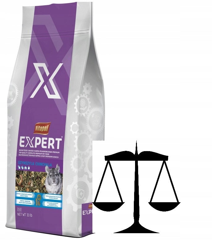 Complete feed for chinchilla EXPERT 0,5 kg by WEIGHT