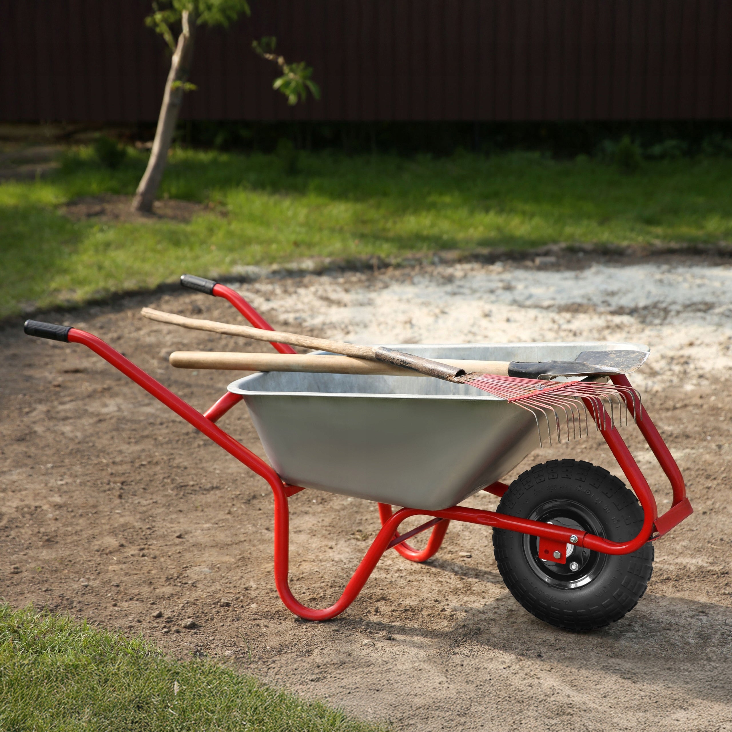 Complete wheel for wheelbarrow garden transport trolley 250x82 2pcs. Manufacturer code 2_SIL950-WHEEL 4.10/3.50-4
