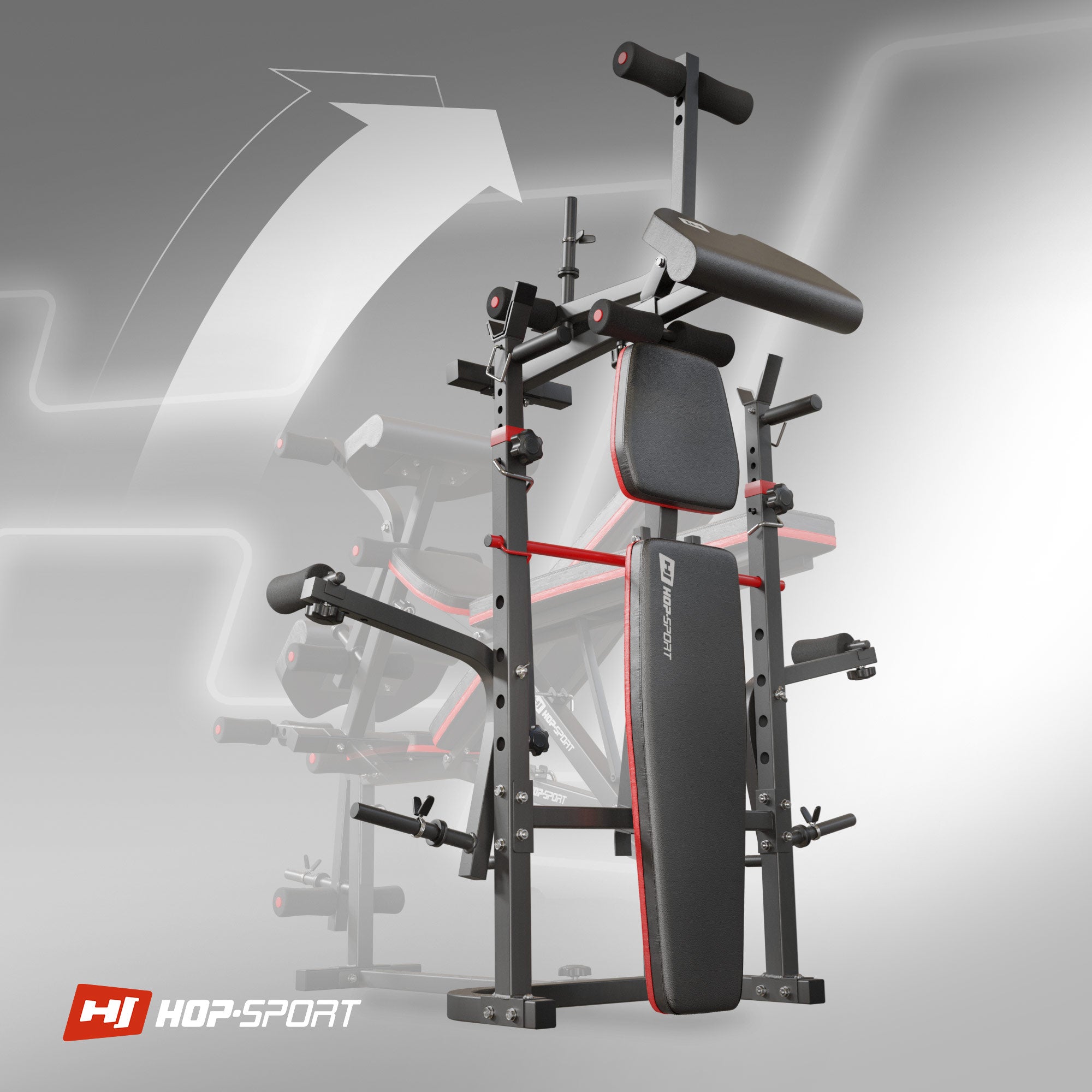 Composite Bodybuilding Set 75kg Bench with Prayer Book Stands Set elements short barbell pole curl barbell pole straight barbell pole adjustable bench plate/weights