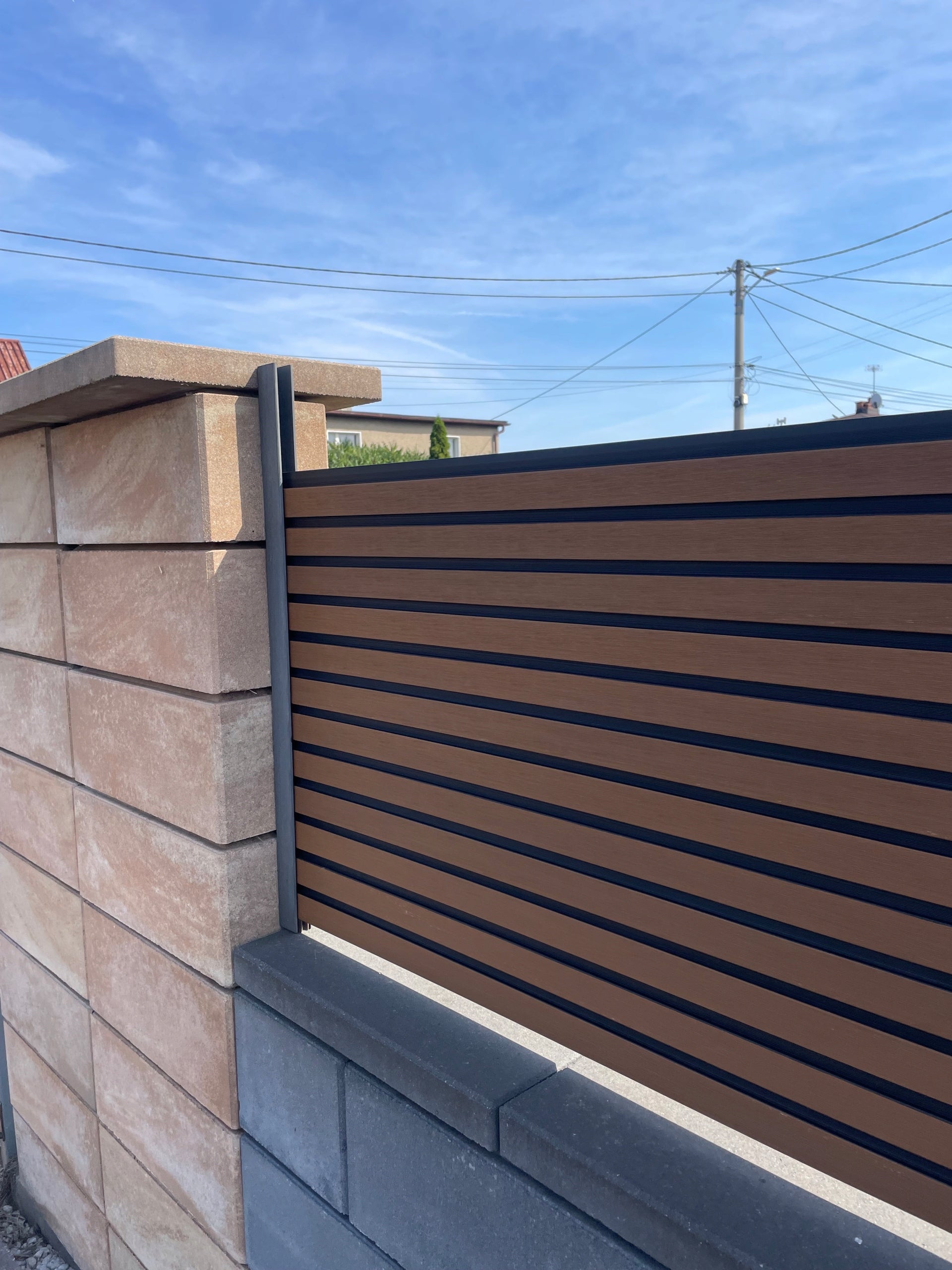 Composite Fence Lamels Length 2m Dominant material Composite
