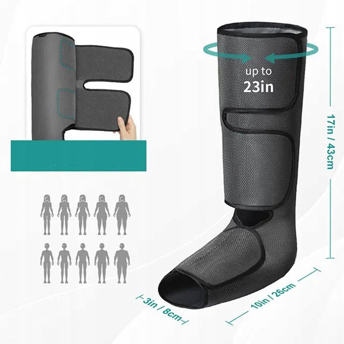 Compression Massager Leg Calf Lymphatic Drainage 2 Modes 3 Levels Packaging status original