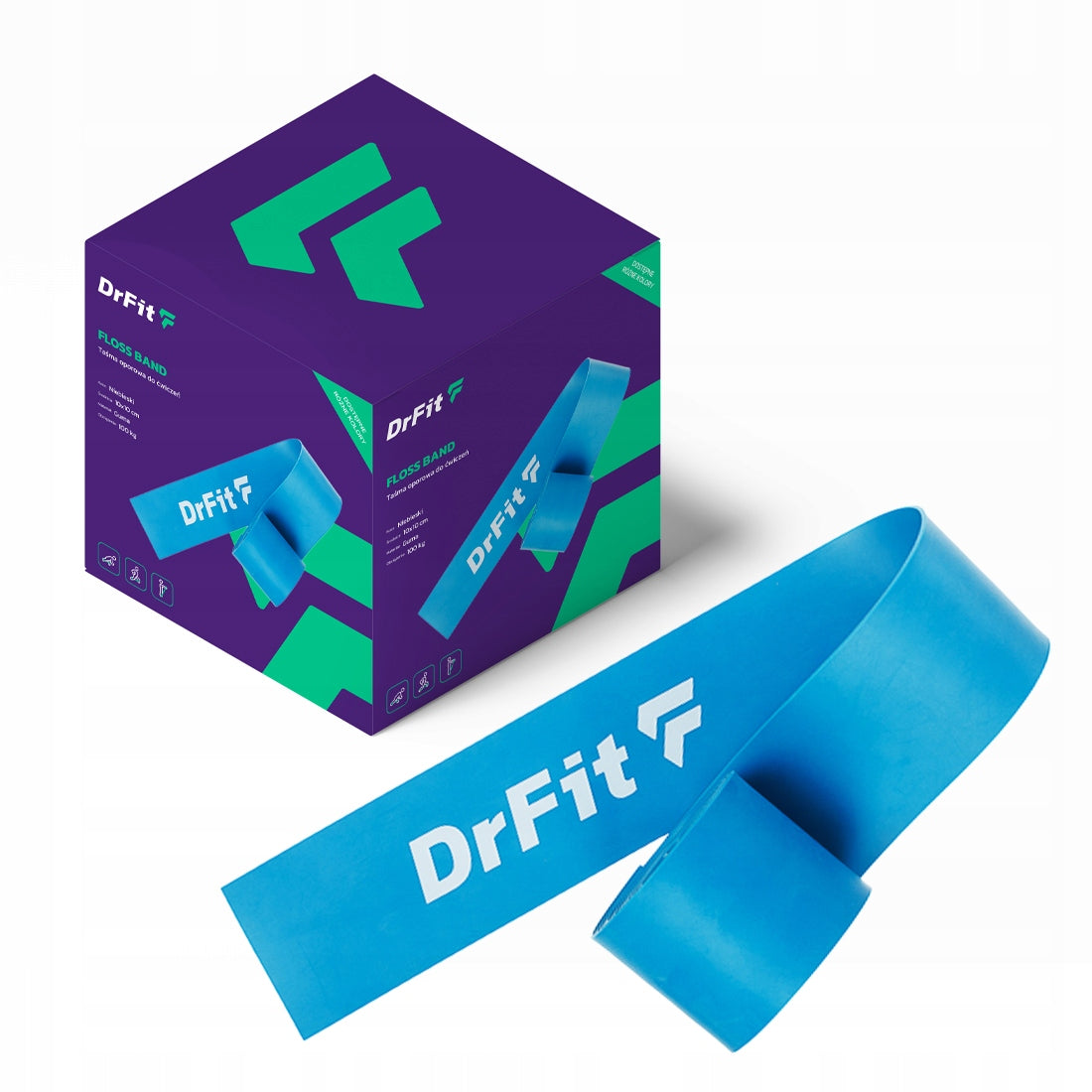 Compression Tape Rehabilitation Floss Band Durable 222 cm x 5 cm DrFit