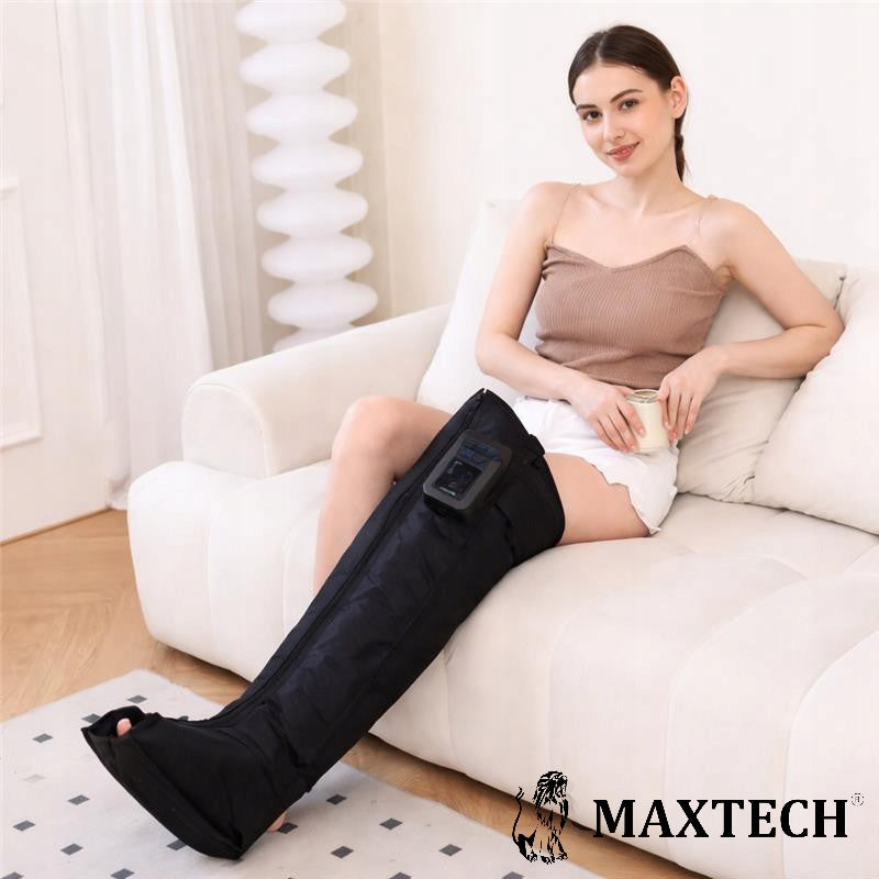 Compression massager 5 chambers for legs lymphatic drainage air pressure therapy Medical device no