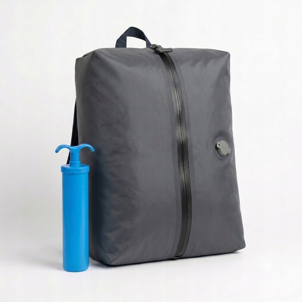 Compression vacuum bag for clothes backpack luggage waterproof+pump Packaging status original