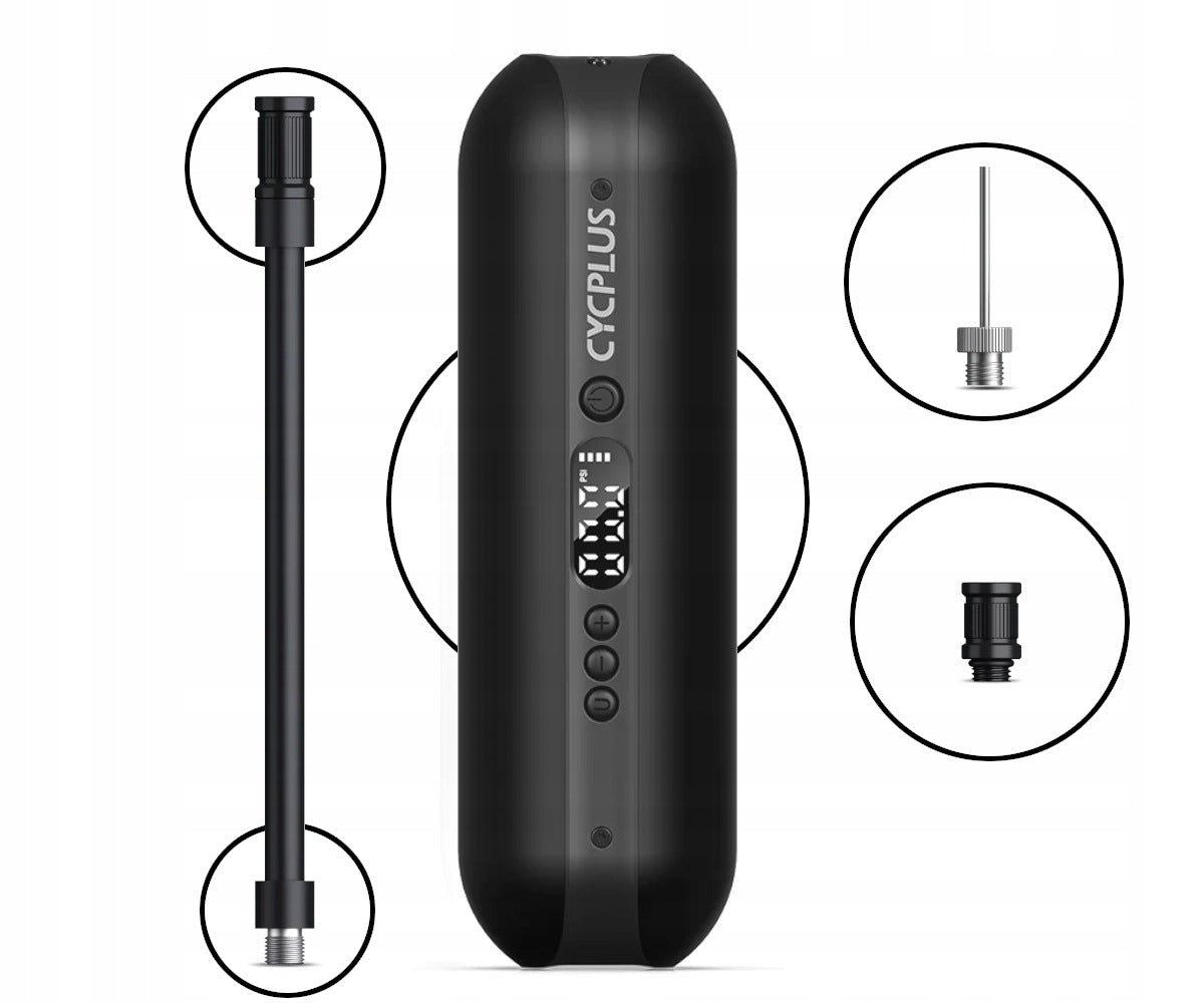 Compressor Bicycle Pump CYCPLUS A2 Electric Air Pump 2x2600mAh Black