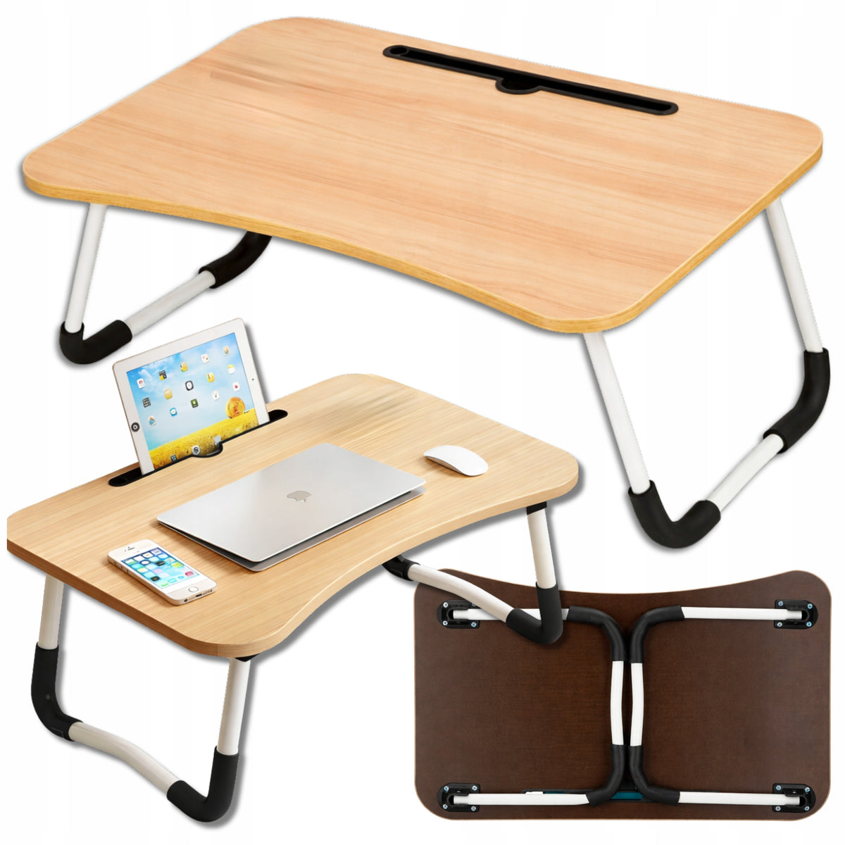 Computer Desk Mobile Folding Table Under Laptop For Tablet For Bed Manufacturer code Biurko Mobilne Stolik Składany