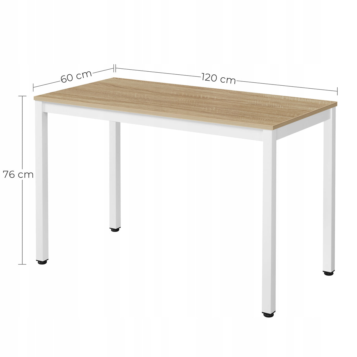 Computer Desk Scandinavian Style Table Sonoma Oak Manufacturer code 3794 BK