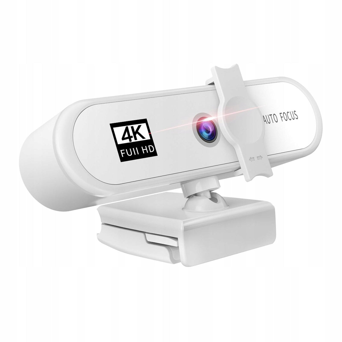 Computer HD USB Streaming Webcam Built in Mic For Video Game with 4k White