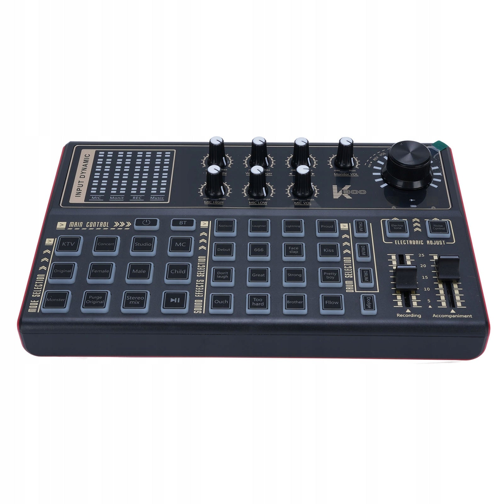 Computer Sound Card Multi DJ Mixer LED Voice Changers C3 Brand no brand