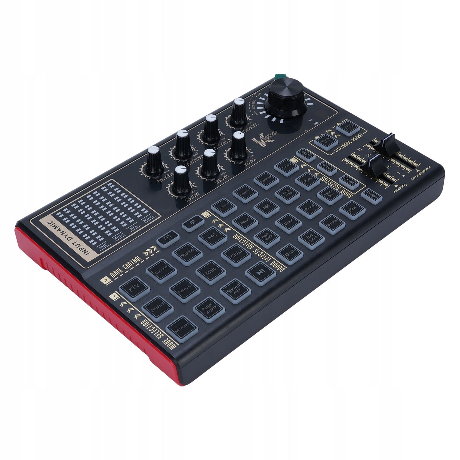 Computer Sound Card Multi DJ Mixer LED Voice Changers C3