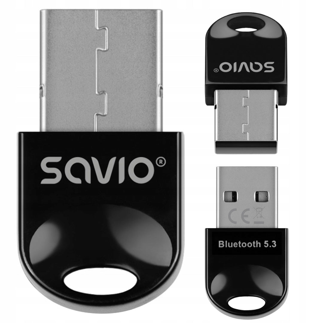 Computer adapter Bluetooth 5.3 EDR USB adapter 3 Mbps Savio BT-060