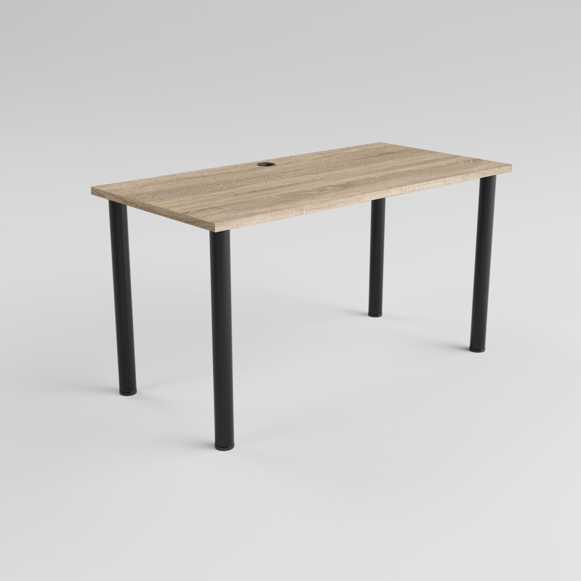 Computer desk MARCO GAME sonoma oak with cable pass, for office EAN (GTIN) 5905141746655