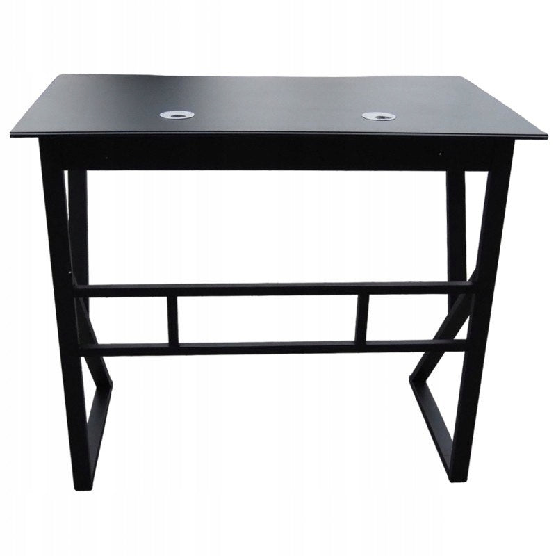 Computer ergonomic desk black, for adults and teenagers 100x60