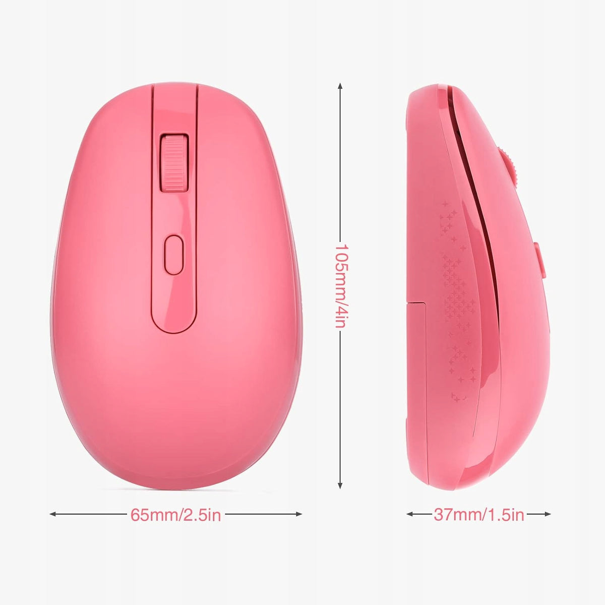 Computer mouse wireless mouse Rii pink pastel bluetooth quiet EAN (GTIN) 6952917769218