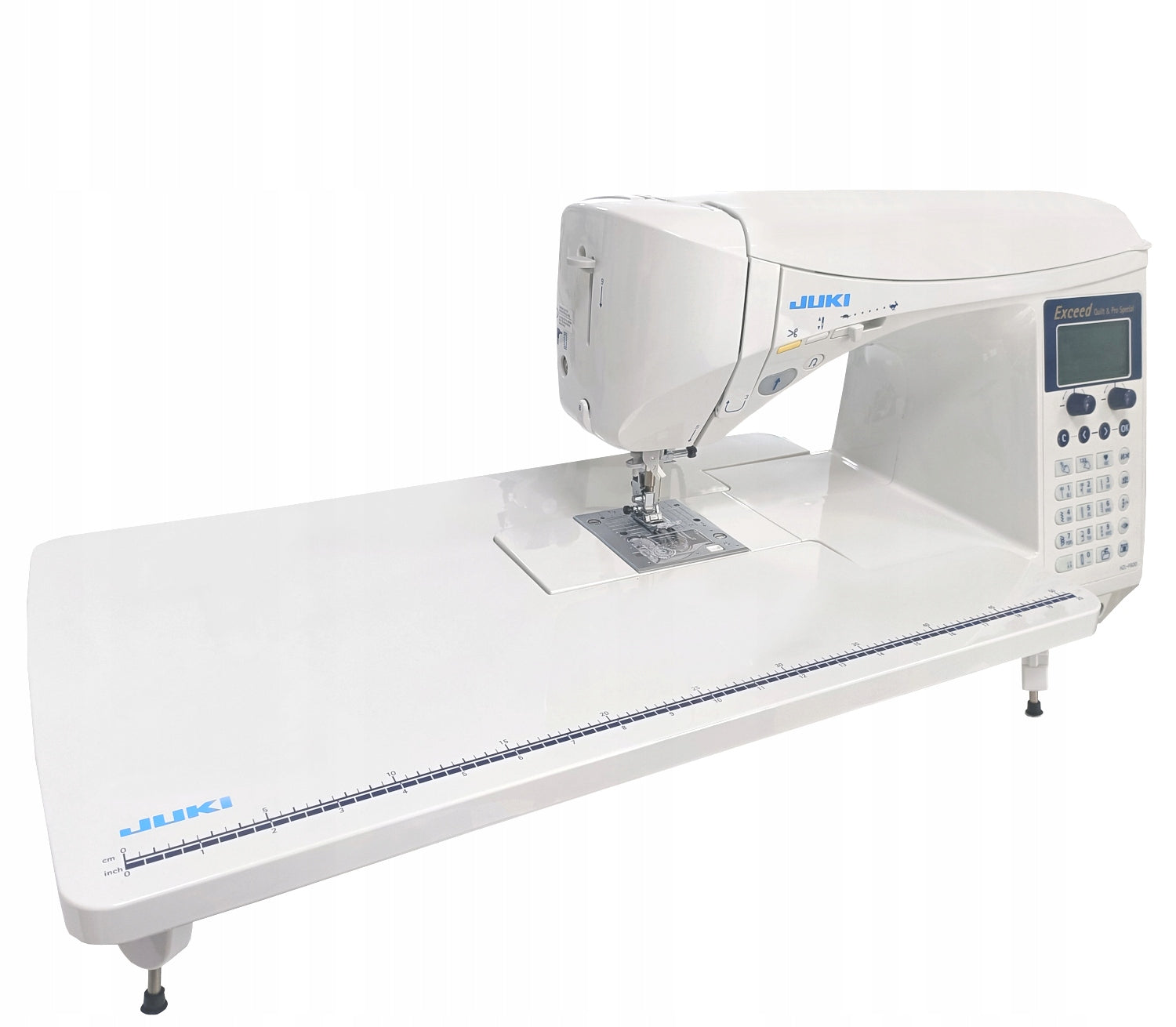 Computer sewing machine JUKI HZL F600 set table accessories Dominant color white