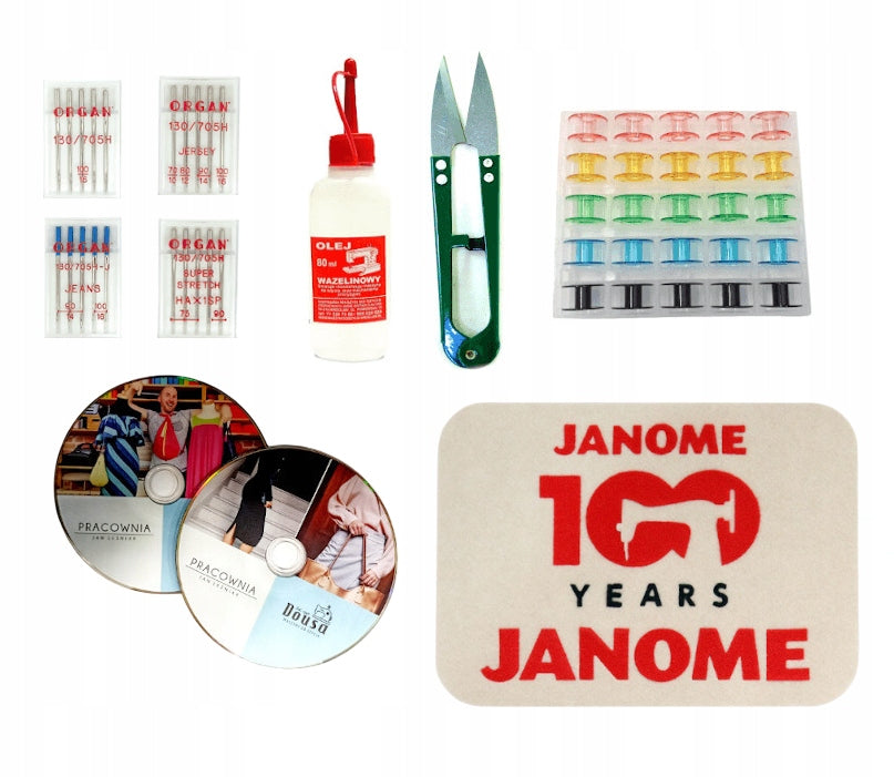 Computer sewing machine Janome DM7200 + sewing courses + freebies Hook rotating