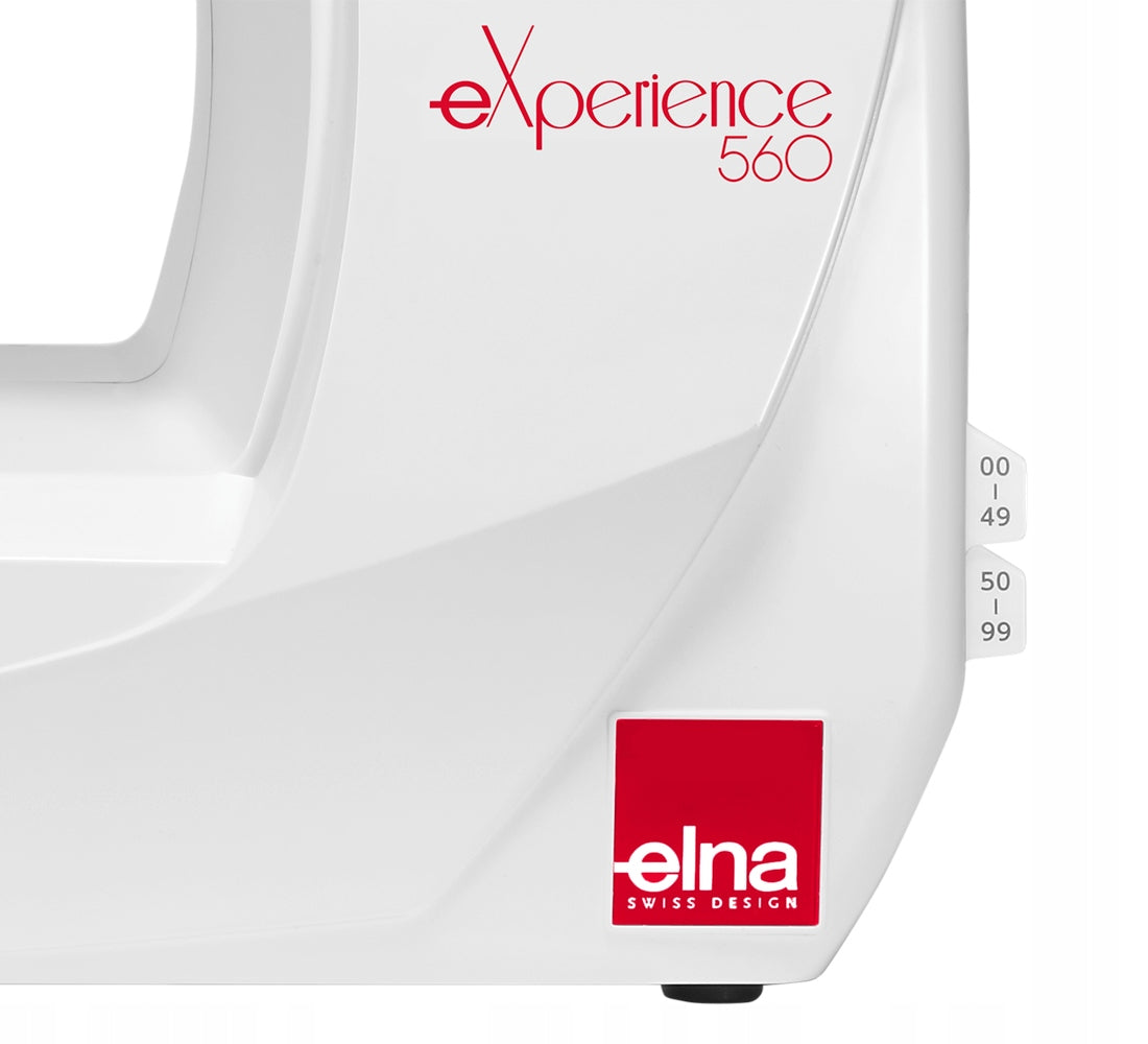 Computer sewing machine with suitcase Elna 560eX eXperience + FREEBIES Dominant color white