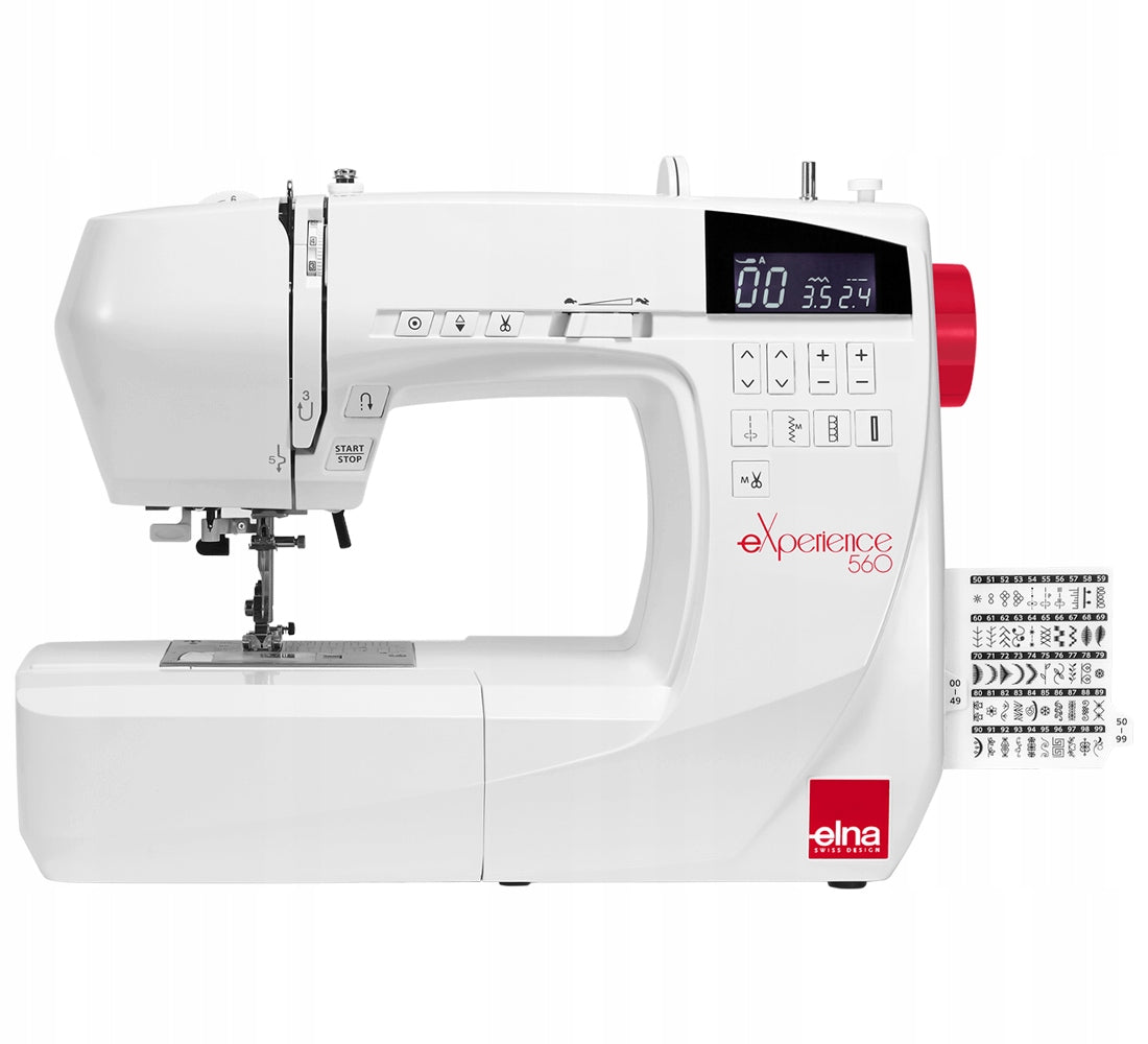 Computer sewing machine with suitcase Elna 560eX eXperience + FREEBIES Manufacturer code Elna eX 560
