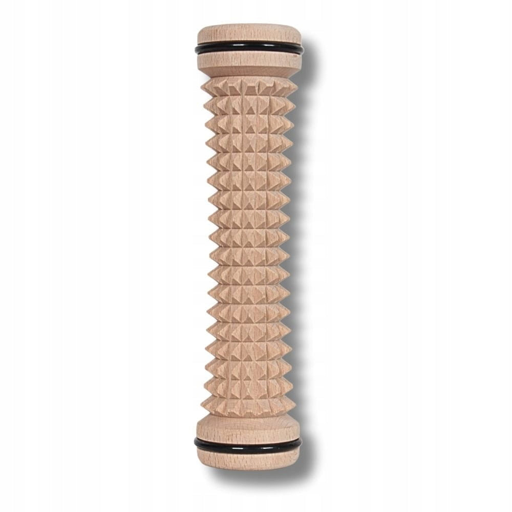 Concave massage roller 18cm WITH ERASER Manufacturer code MASAŻER DREWNIANY FIZJOTERAPIA