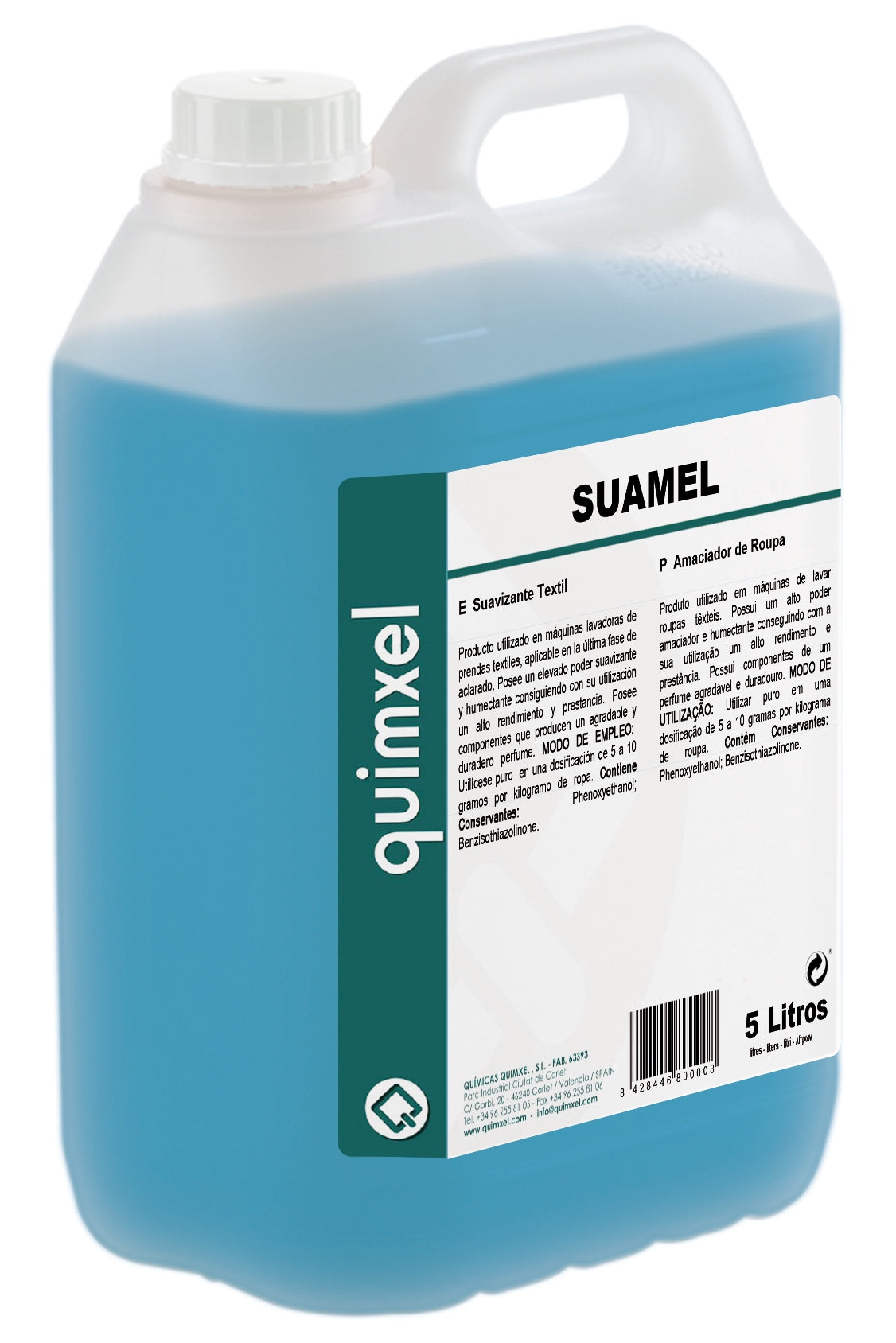 Concentrated Fabric Rinse Liquid Long Lasting Fragrance SUAMEL 5L