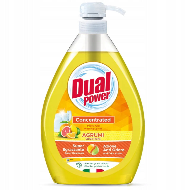 Concentrated Piatti Gel Agrumi 1l Italian - Dual Power