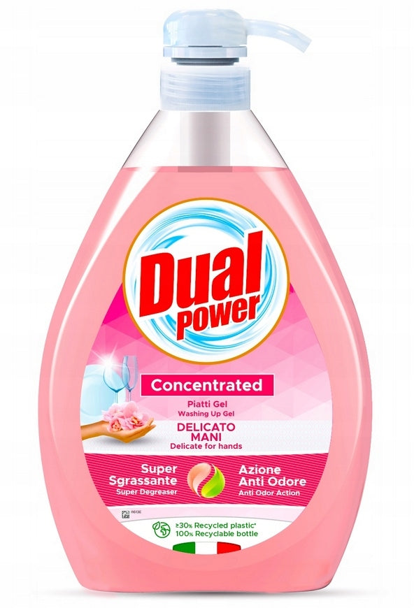 Concentrated Piatti Gel Delicato mani 1l - Italian Dual Power