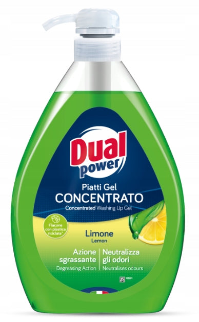 Concentrated Piatti Gel Limone 1l - Italian Dual Power