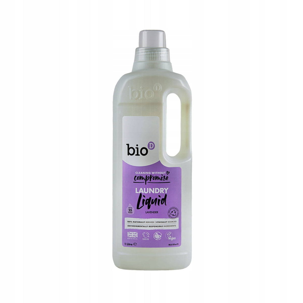Concentrated, eco-friendly laundry detergent with lavender, 1 l, Bio-D