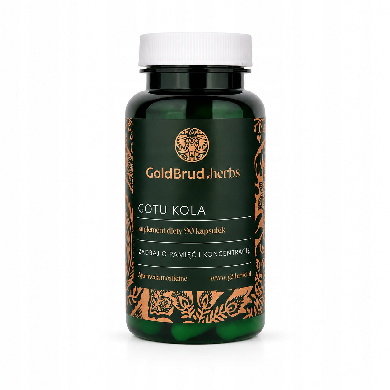 Concentration | Memory | Gotu Kola CAPSULES 400 mg DEPRESSION, ANXIETY, STRESS Brand Goldbrudherbs