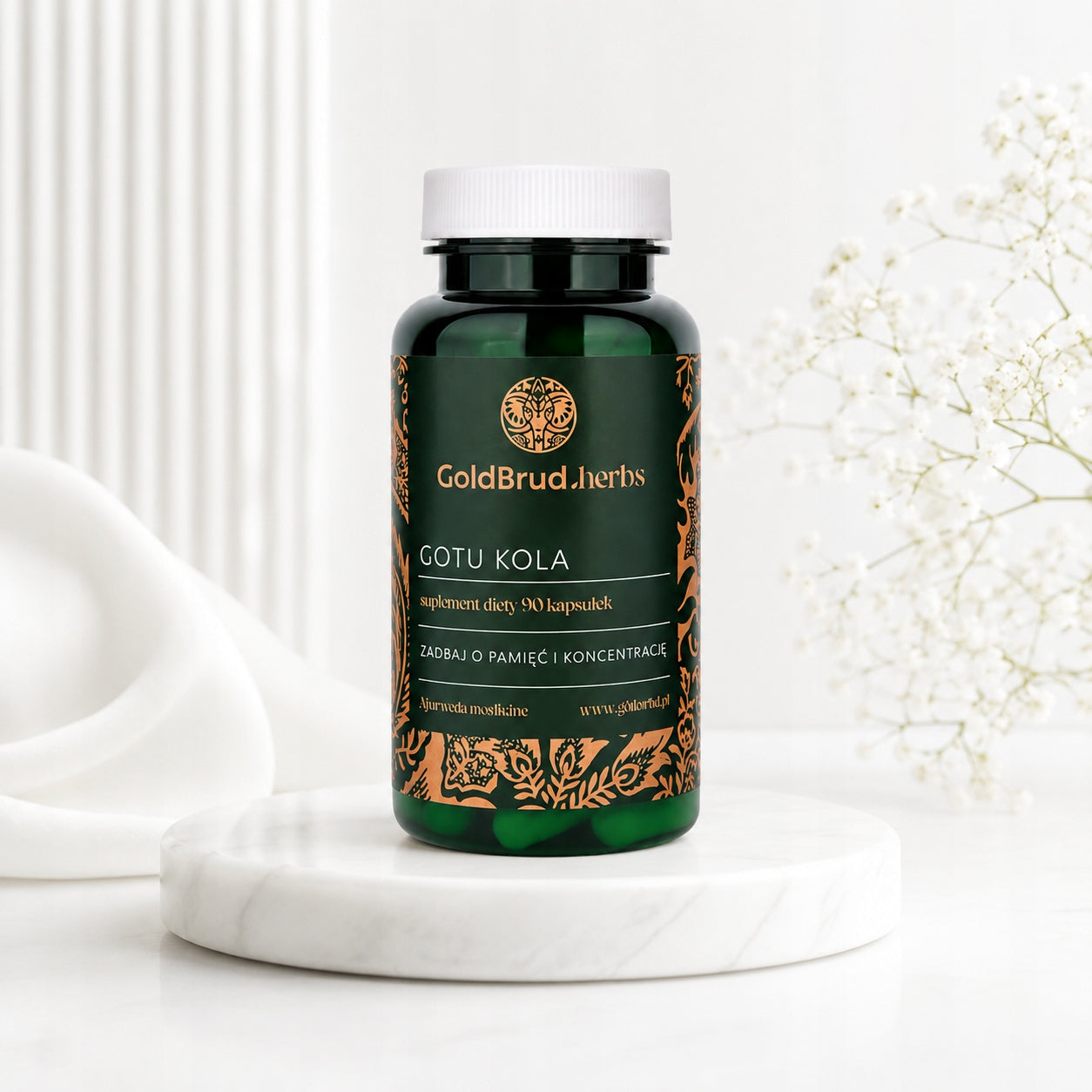 Concentration | Memory | Gotu Kola CAPSULES 400 mg DEPRESSION, ANXIETY, STRESS Manufacturer code 5907618157551