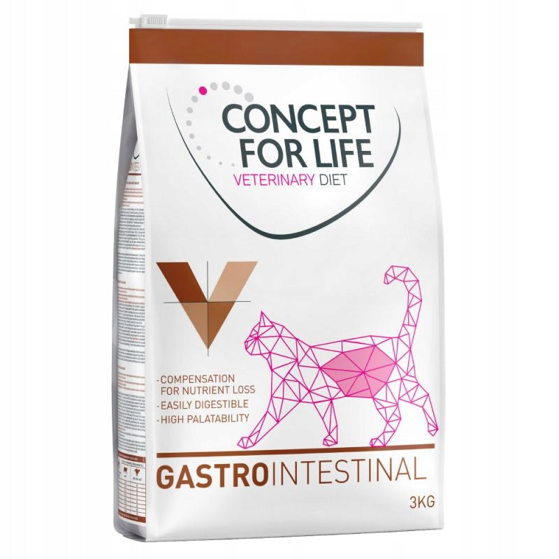 Concept for Life Veterinary Diet Gastro Intestinal 3Kg for Cat Digestion