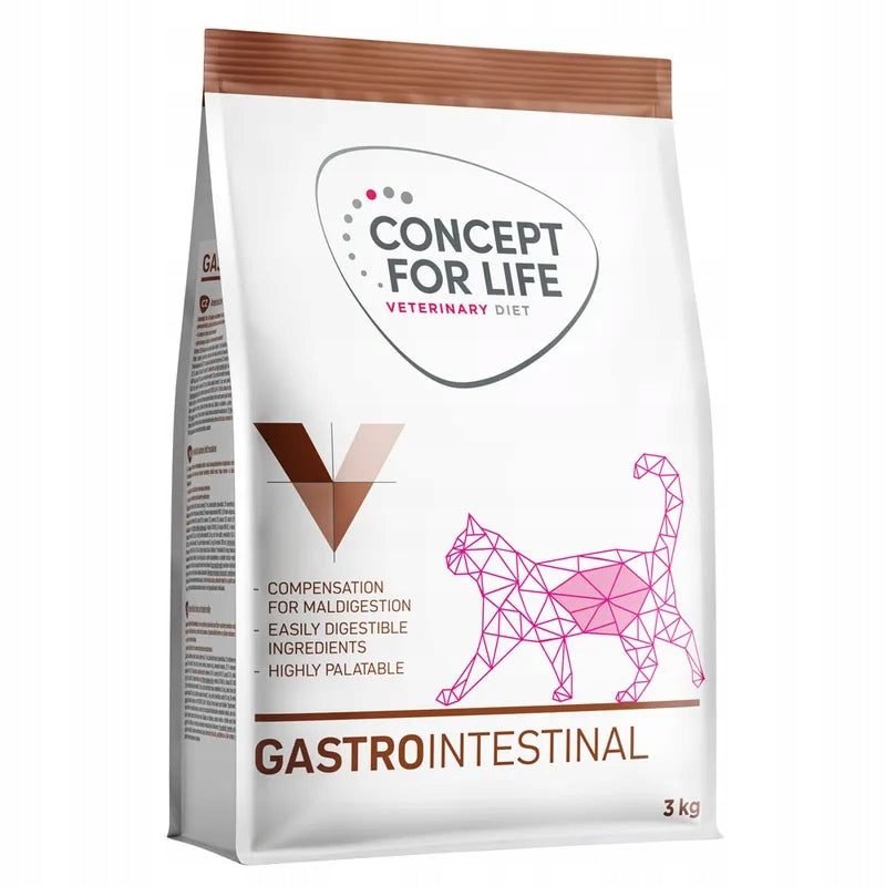Concept for Life Veterinary Diet Gastro Intestinal cat food 3 kg