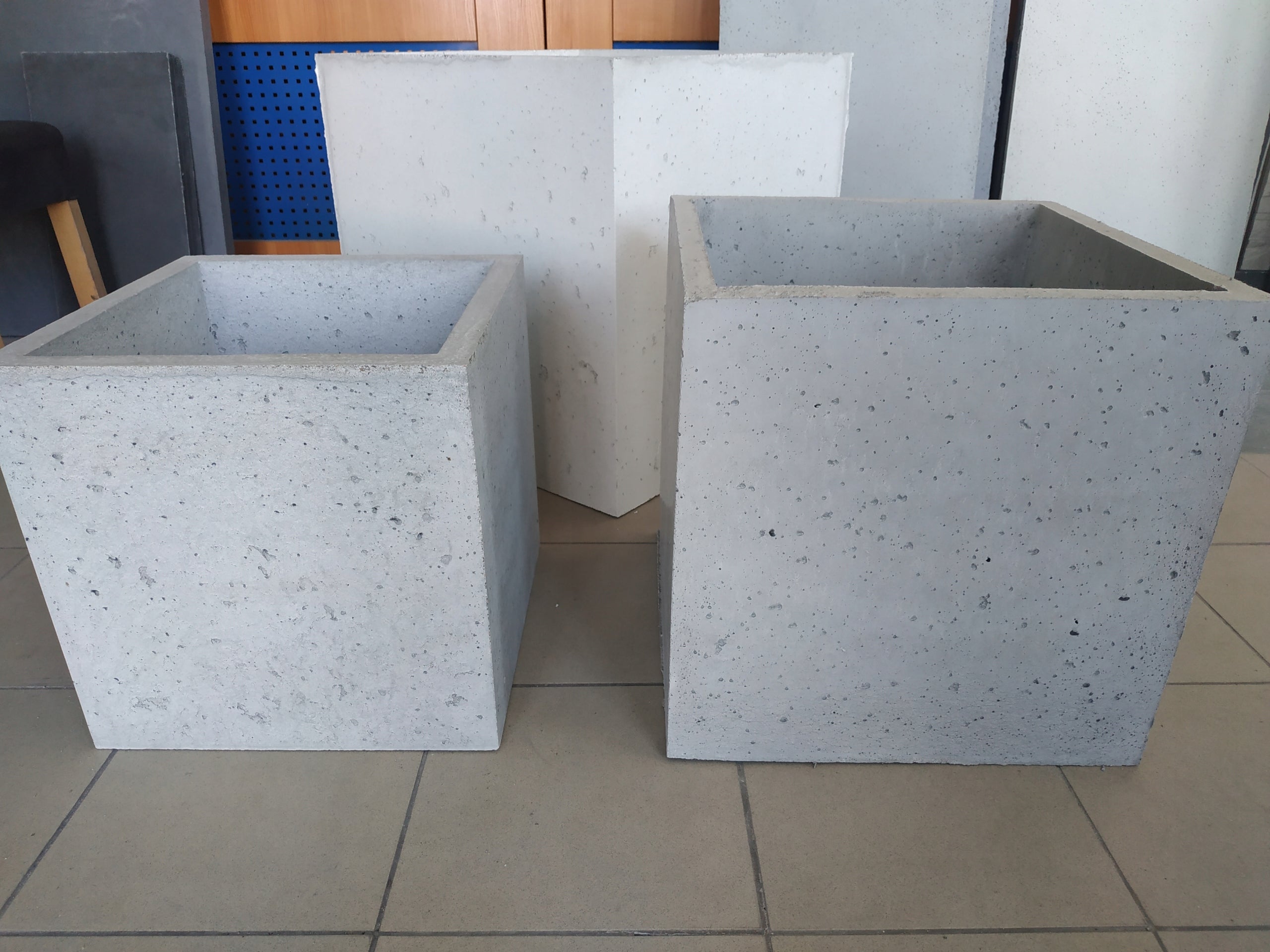Concrete Pots Architectural Concrete 40x40x40 Product width 40 cm