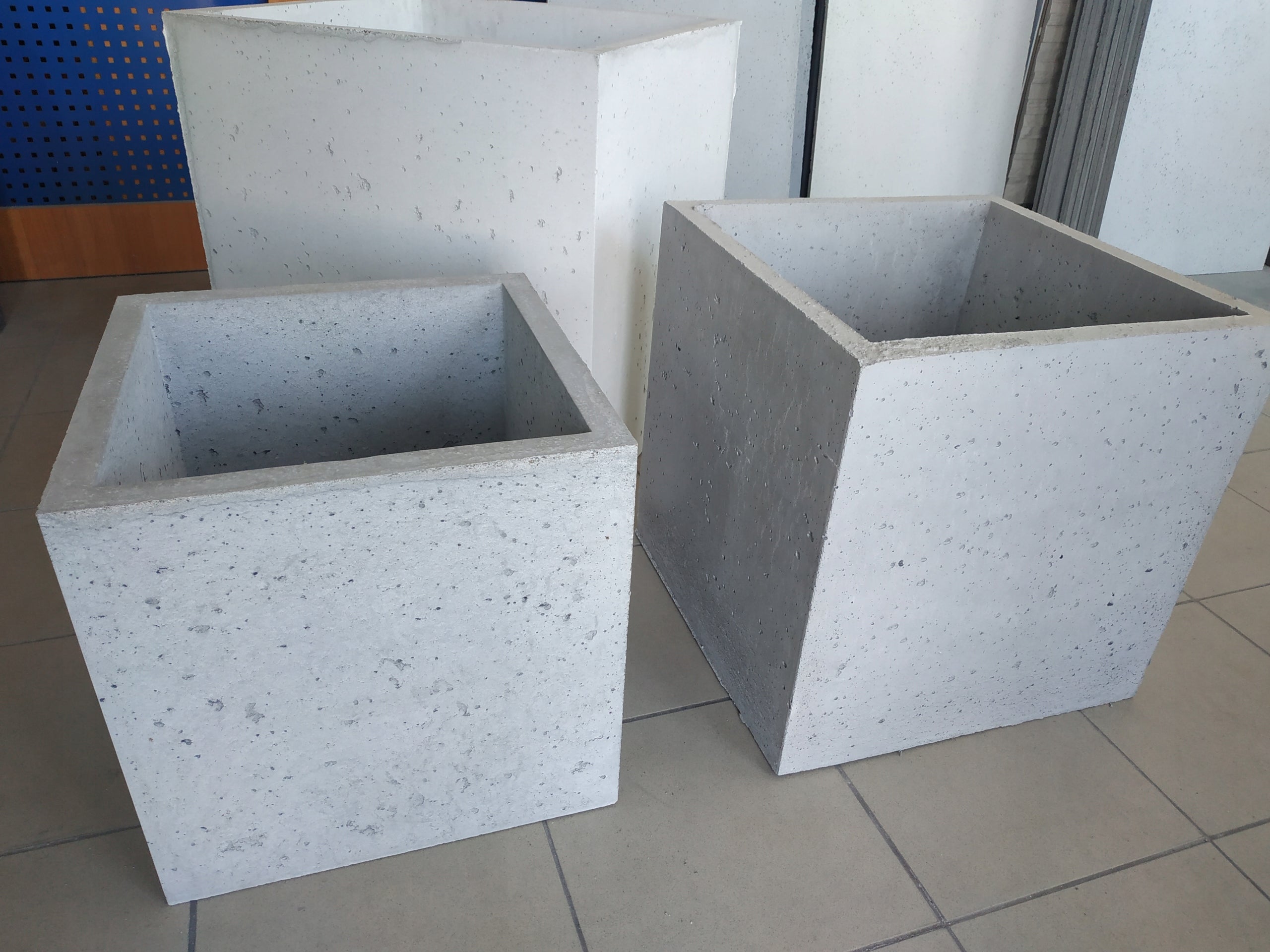 Concrete Pots Architectural Concrete 40x40x40
