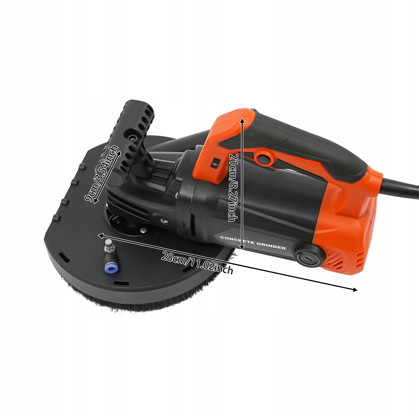Concrete Surface Grinder, Angle Grinder Kit with Dust Shroud for Floor,230V Packaging status original