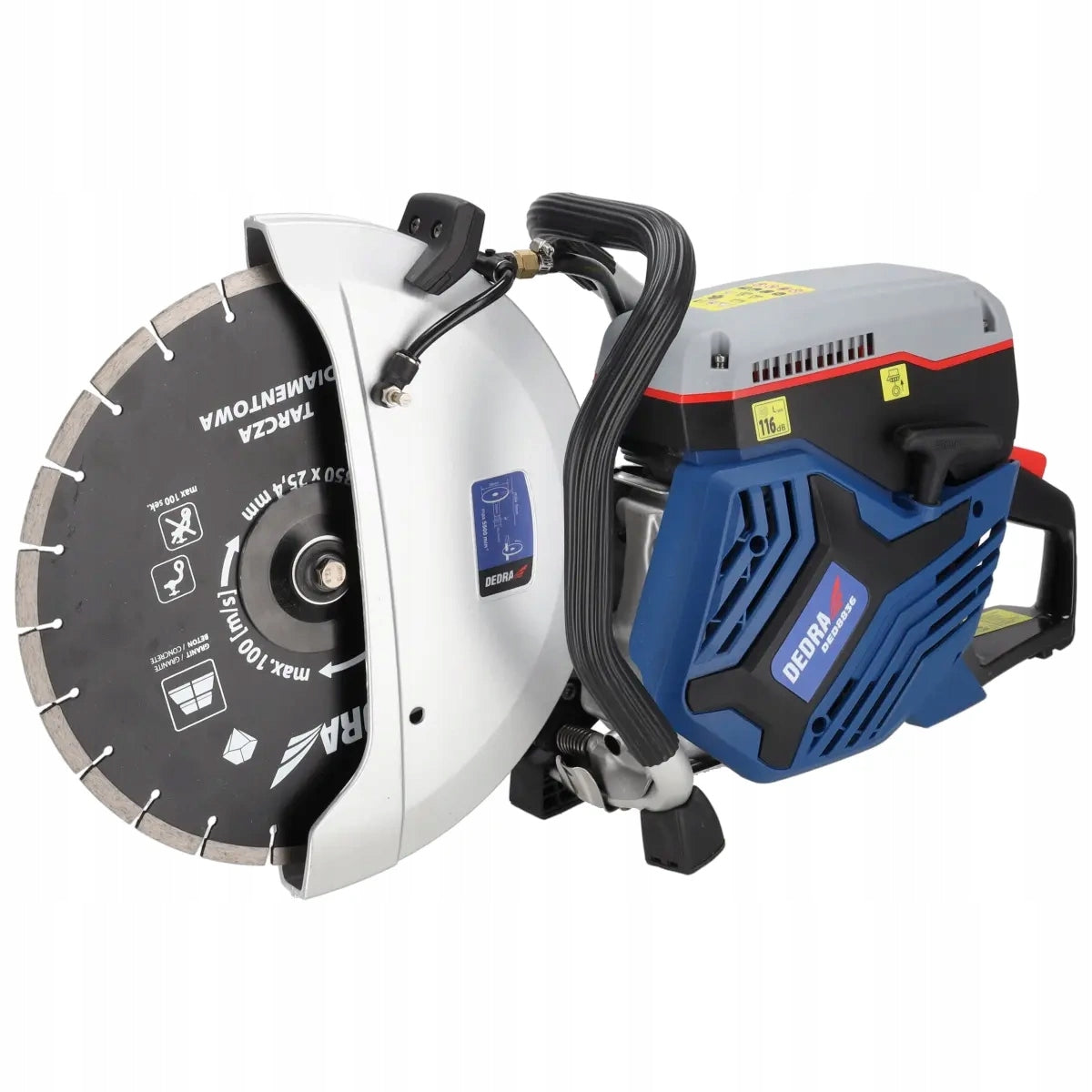 Concrete cutter 3,5kW DEDRA Diesel saw 350 mm disc for asphalt EAN (GTIN) 5902628006134