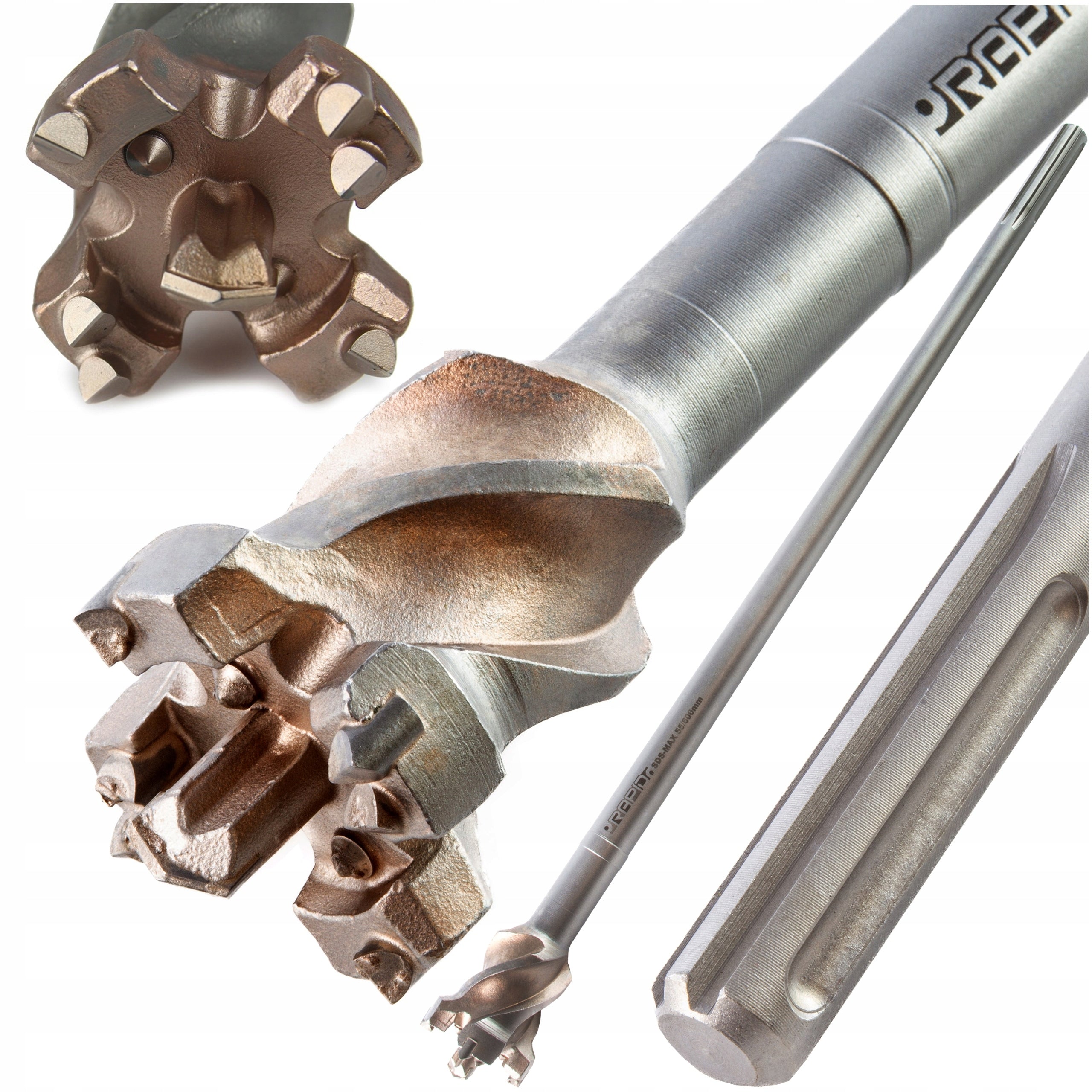 Concrete masonry piercing drill bit SDS-max 55 x 600 mm CEMENTED CARBIDE